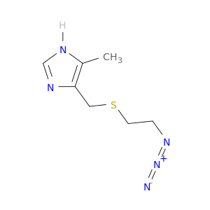 1H-Imidazole, 4-[[(2-azidoethyl)thio]methyl]-5-methyl-