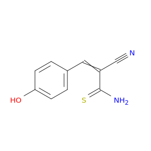 2-Propenethioamide, 2-cyano-3-(4-hydroxyphenyl)-