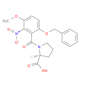 L-Proline, 1-[3-methoxy-2-nitro-6-(phenylmethoxy)benzoyl]-
