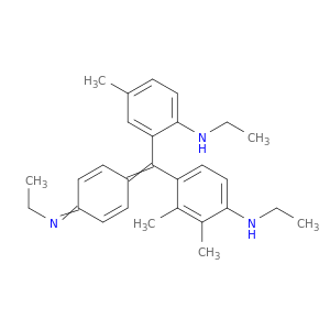 苯甲酰胺,N-乙基-4-[4-(乙基氨基)-3-甲基苯基][4-(乙基氨基)-3-甲基-2,5-环己二烯-1-ylidene]甲基]-2-甲基-