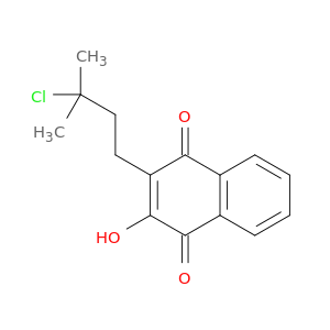 2-(3-氯-3-甲基丁酯)-3-羟基-1,4-萘二硫酮