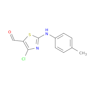 4-Chloro-2-(p-tolylamino)thiazole-5-carbaldehyde
