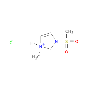 1H-Imidazolium, 1-methyl-3-(methylsulfonyl)-, chloride