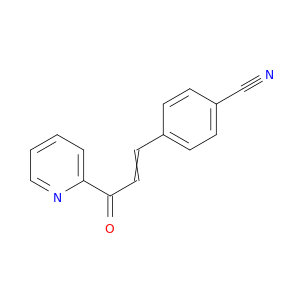 Benzonitrile, 4-[3-oxo-3-(2-pyridinyl)-1-propenyl]-