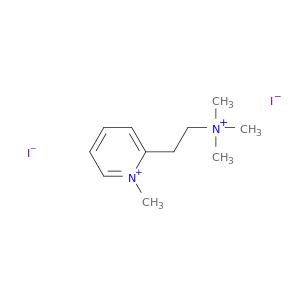 1-METHYL-2-(2-(TRIMETHYLAMMONIO)ETHYL)PYRIDINIUM DIIODIDE