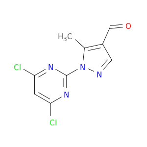 1H-Pyrazole-4-carboxaldehyde, 1-(4,6-dichloro-2-pyrimidinyl)-5-methyl-