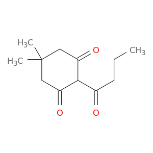 1,3-Cyclohexanedione, 5,5-dimethyl-2-(1-oxobutyl)-