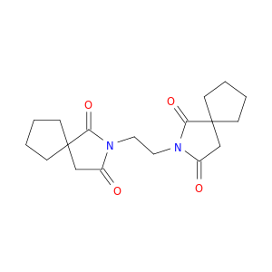 2-Azaspiro[4.4]nonane-1,3-dione, 2,2'-(1,2-ethanediyl)bis-