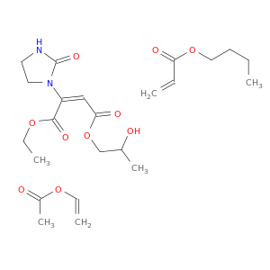 2-丁二酸(2Z)-,1-(2-羟丙基)4-[2-(2-氧代-1-咪唑烷基)乙基]酯,二丙烯酸丁酯和乙酸乙酯的聚合物