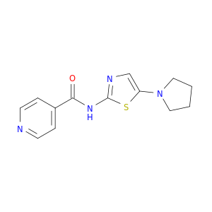 4-Pyridinecarboxamide, N-[5-(1-pyrrolidinyl)-2-thiazolyl]-