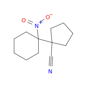 Cyclopentanecarbonitrile, 1-(1-nitrocyclohexyl)-