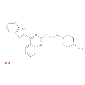 QUINAZOLINE, 4-BENZO[B]THIOPHEN-2-YL-2-[[2-(4-METHYL-1-PIPERAZINYL)ETHYL]THIO]-
