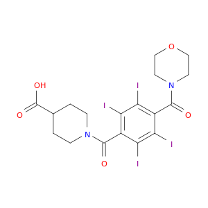4-Piperidinecarboxylicacid, 1-[2,3,5,6-tetraiodo-4-(4-morpholinylcarbonyl)benzoyl]-