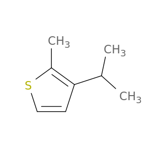Thiophene, 2-methyl-3-(1-methylethyl)-