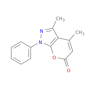 3,4-二甲基-1-苯基吡喃并[2,3-c]吡唑-6(1H)-酮