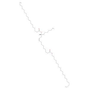 9-十八烷烯酸,12-[(1-氧辛酰基)氧]-,十八烷基酯,[R-(Z)]-