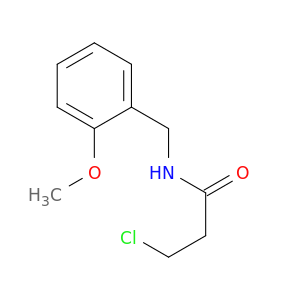 3-Chloro-N-(2-methoxybenzyl)propanamide