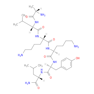 L-Leucinamide, L-alanyl-L-valyl-L-lysyl-L-lysyl-L-tyrosyl-