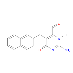 4-Pyrimidinecarboxaldehyde,2-amino-1,6-dihydro-5-(2-naphthalenylmethyl)-6-oxo-
