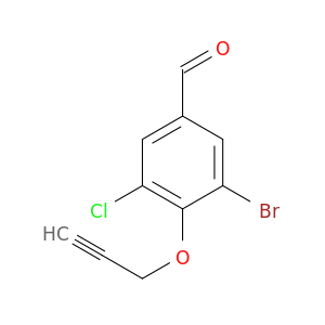 3-Bromo-5-chloro-4-(prop-2-yn-1-yloxy)benzaldehyde