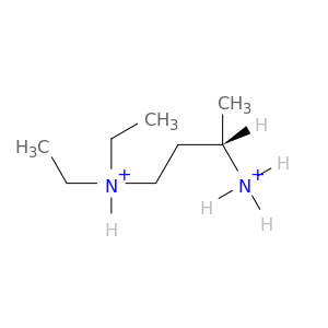 [(3S)-3-azaniumylbutyl]-diethyl-azanium