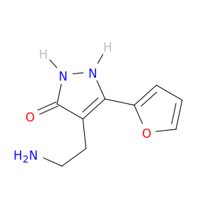 4-(2-氨基乙基)-5-(2-呋喃基)-1,2-二氢-3H-吡唑-3-一