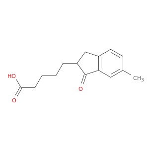 1H-Indene-2-pentanoic acid, 2,3-dihydro-6-methyl-1-oxo-