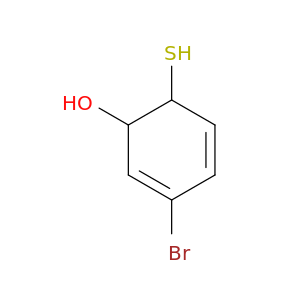 2,4-Cyclohexadien-1-ol, 3-bromo-6-mercapto-