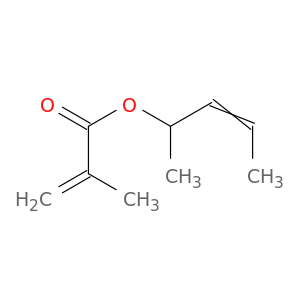 2-Propenoic acid, 2-methyl-, 1-methyl-2-butenyl ester