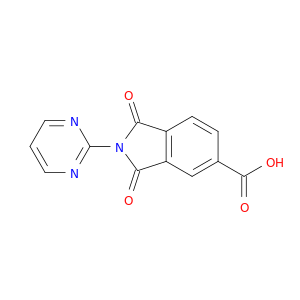 1,3-Dioxo-2-(pyrimidin-2-yl)isoindoline-5-carboxylic acid