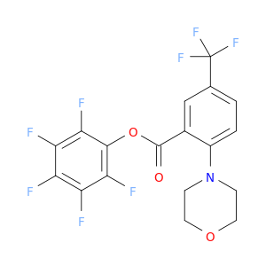 PENTAFLUOROPHENYL 2-MORPHOLINO-5-(TRIFLUOROMETHYL)BENZOATE