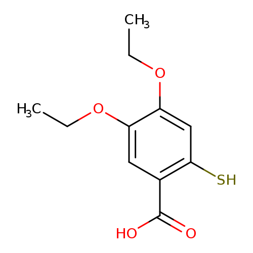 4,5-二乙氧基-2-巯基苯甲酸