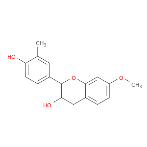 2H-1-Benzopyran-3-ol,3,4-dihydro-2-(4-hydroxy-3-methylphenyl)-7-methoxy-