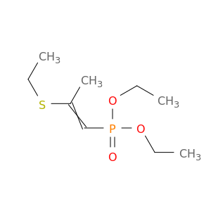 Phosphonic acid, [2-(ethylthio)-1-propenyl]-, diethyl ester