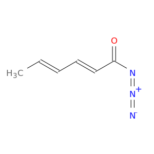 2,4-Hexadienoyl azide, (2E,4E)-