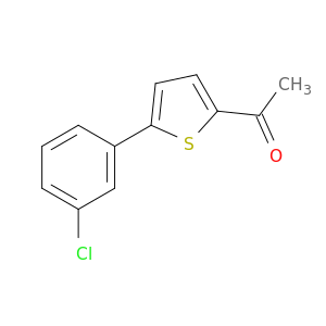 1-(5-(3-Chlorophenyl)thiophen-2-yl)ethan-1-one