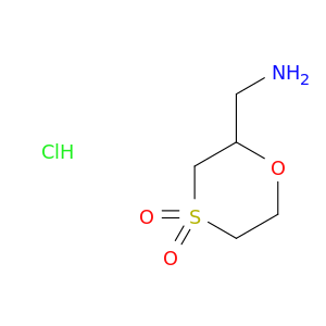 2-(氨基甲基)-1,4λ6-氧杂-4,4-二酮盐酸盐