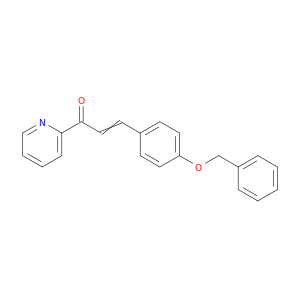 2-Propen-1-one, 3-[4-(phenylmethoxy)phenyl]-1-(2-pyridinyl)-