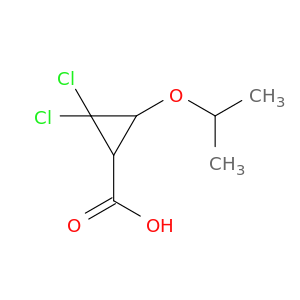 Cyclopropanecarboxylic acid, 2,2-dichloro-3-(1-methylethoxy)-