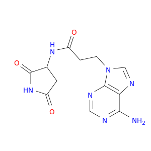 6-氨基-N-(2,5-二氧基-3-吡咯烷基)-9H-嘌呤-9-丙酰胺