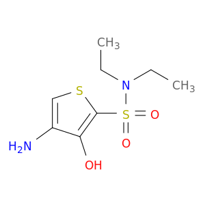 2-Thiophenesulfonamide, 4-amino-N,N-diethyl-3-hydroxy-