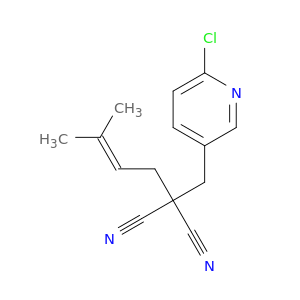 Propanedinitrile, [(6-chloro-3-pyridinyl)methyl](3-methyl-2-butenyl)-