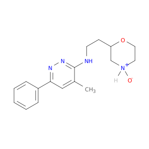 N-(4-METHYL-6-PHENYL-3-PYRIDAZINYL)-2-MORPHOLINEETHANAMINE 4-OXIDE