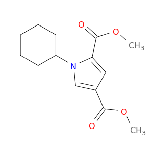 1H-Pyrrole-2,4-dicarboxylic acid, 1-cyclohexyl-, 2,4-dimethyl ester