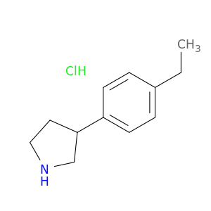 3-(4-乙基苯基)吡咯烷盐酸