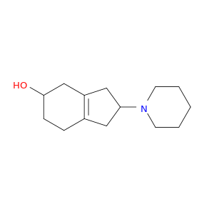 1H-Inden-5-ol, 2,3,4,5,6,7-hexahydro-2-(1-piperidinyl)-