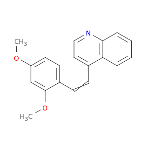Quinoline,4-[2-(2,4-dimethoxyphenyl)ethenyl]-