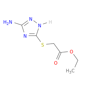 Acetic acid, [(5-amino-1H-1,2,4-triazol-3-yl)thio]-, ethyl ester