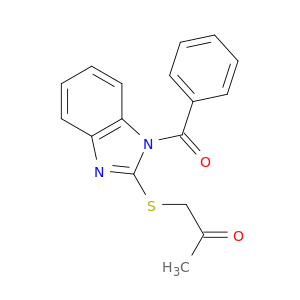 1H-Benzimidazole, 1-benzoyl-2-[(2-oxopropyl)thio]-