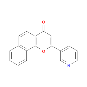 4H-Naphtho[1,2-b]pyran-4-one, 2-(3-pyridinyl)-